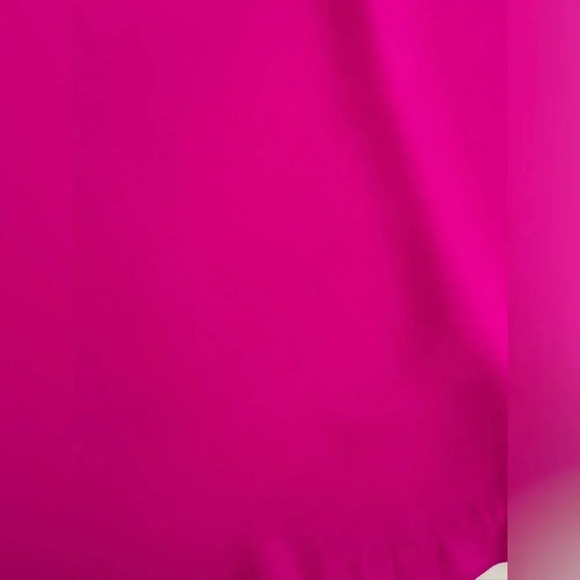 Olivaceous Womens Short Sleeve Hot Pink Shift Mini Dress Exposed Zipper Small - Picture 4 of 6